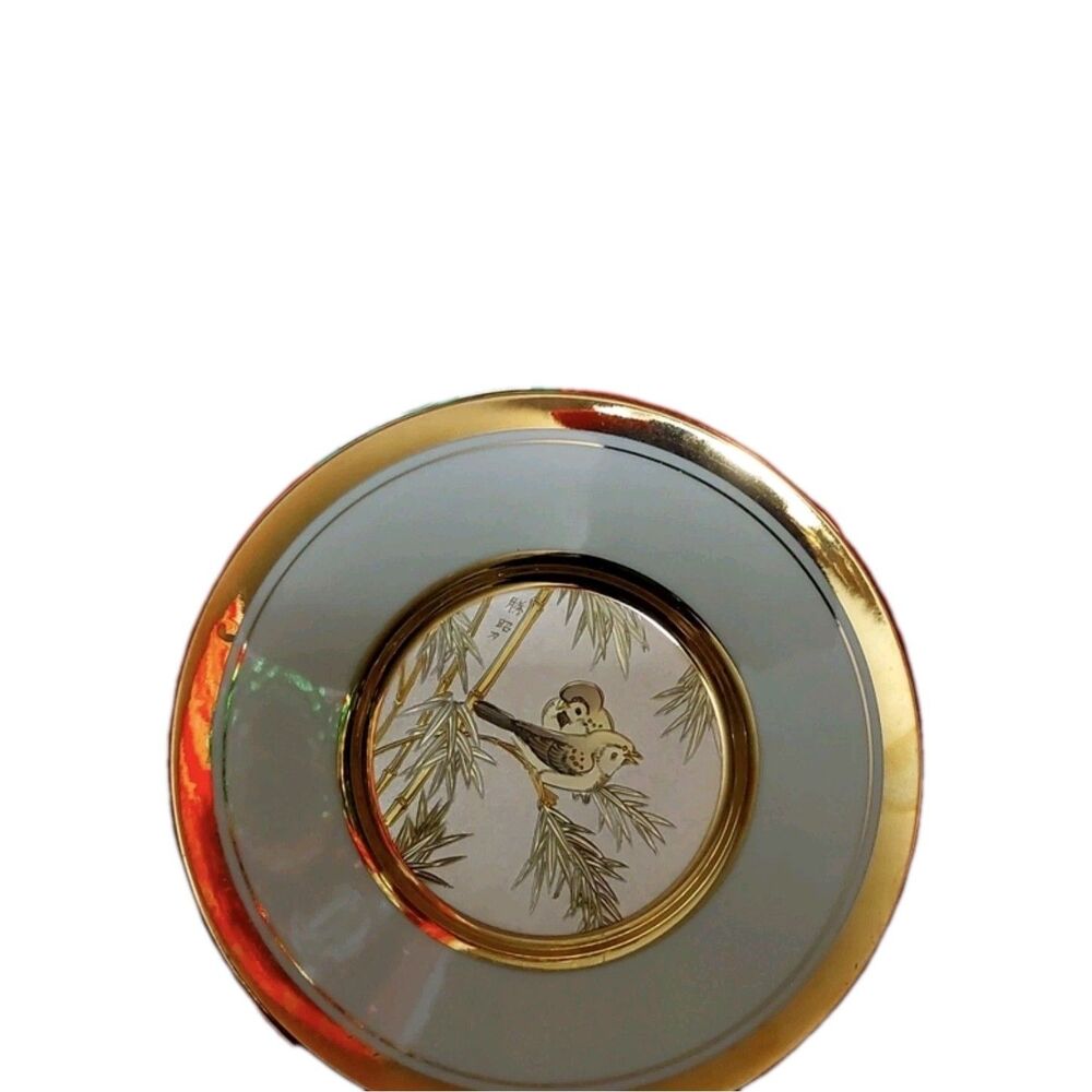 The Art Of Chokin~24Kt. Gold 6" Plate Vtg. 6" Diameter
